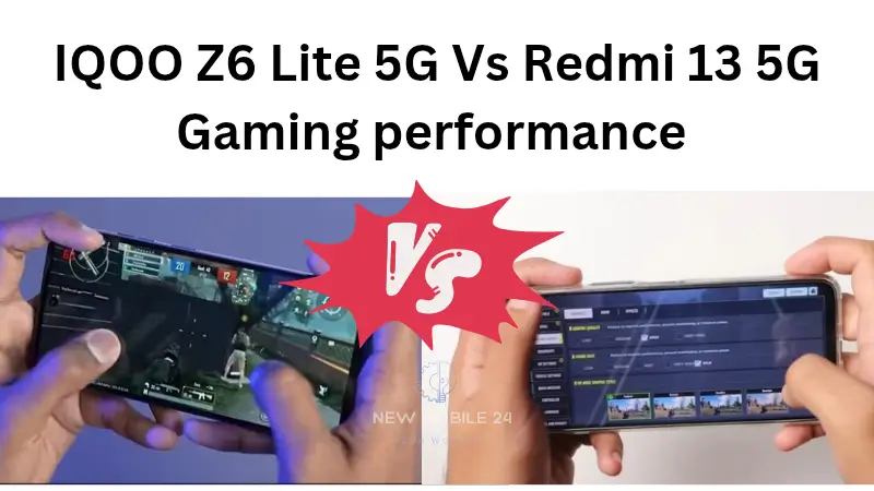 Iqoo Z6 Lite 5G Vs Redmi 13 5G Gaming performance comparison 